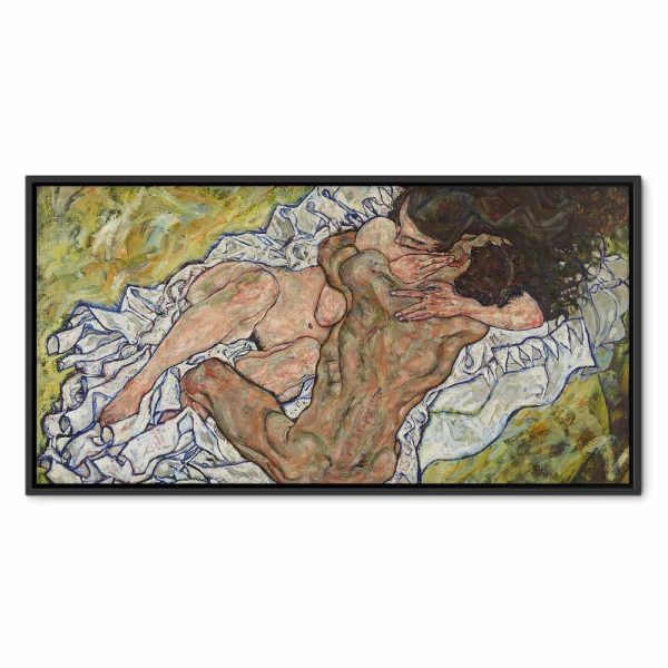 Tableau - Egon Schiele – The Embrace (Lovers II)