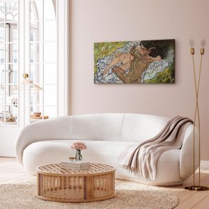 Tableau - Egon Schiele – The Embrace (Lovers II)