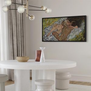 Tableau - Egon Schiele – The Embrace (Lovers II)