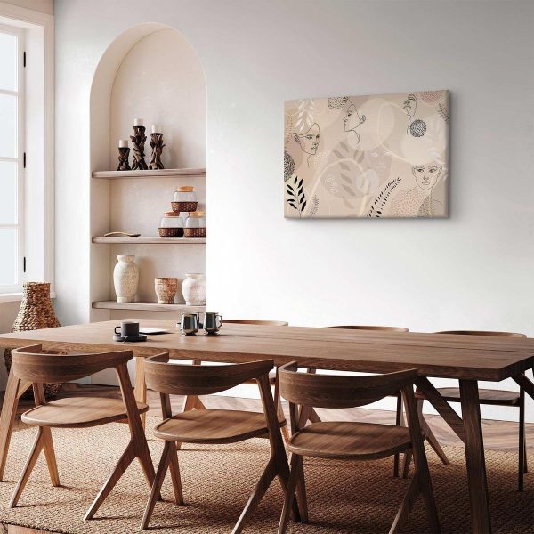 Tableau - Feminine line art