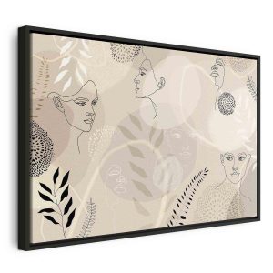 Tableau - Feminine line art