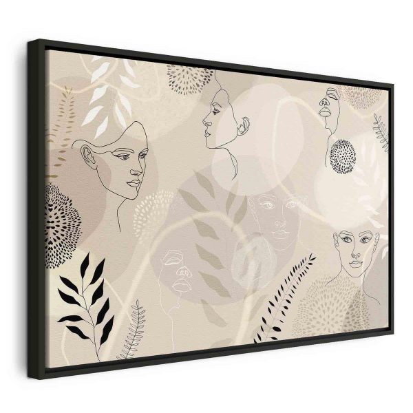 Tableau - Feminine line art