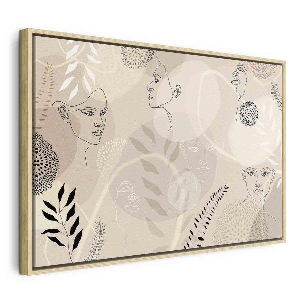 Tableau - Feminine line art