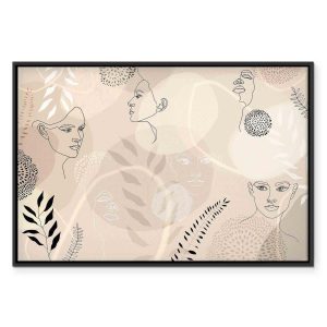 Tableau - Feminine line art