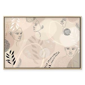 Tableau - Feminine line art