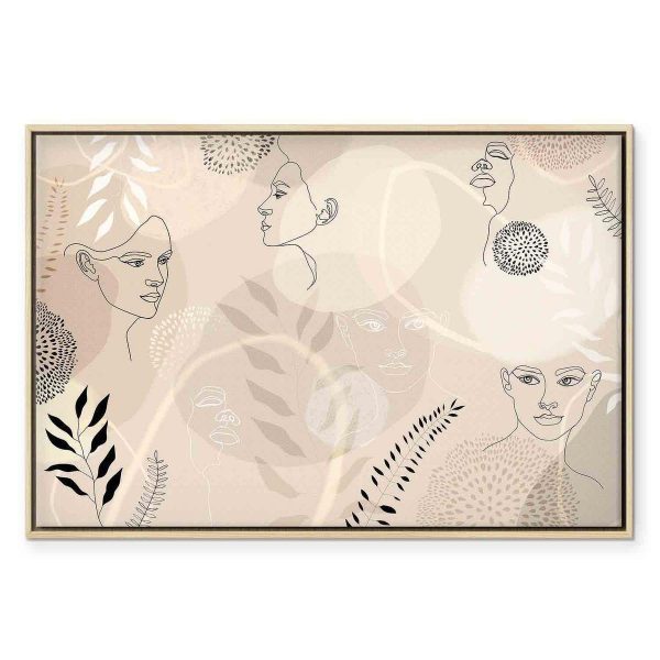 Tableau - Feminine line art