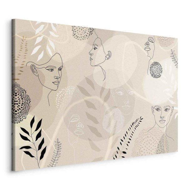 Tableau - Feminine line art Tableau - Feminine line art