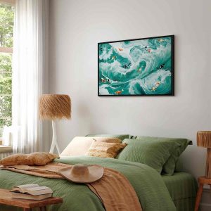 Tableau - Fish and waves