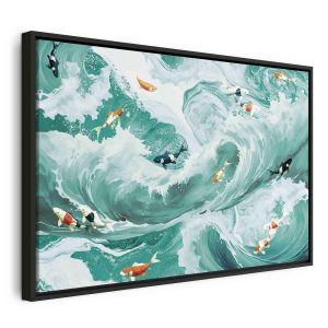 Tableau - Fish and waves
