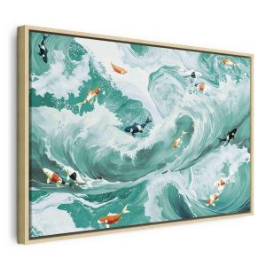 Tableau - Fish and waves