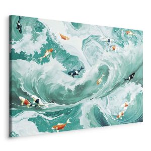 Tableau - Fish and waves