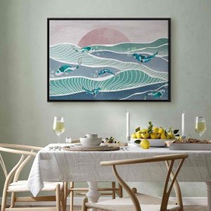 Tableau - Fish on the waves