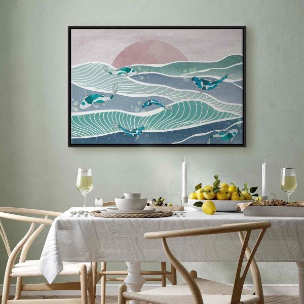 Tableau - Fish on the waves