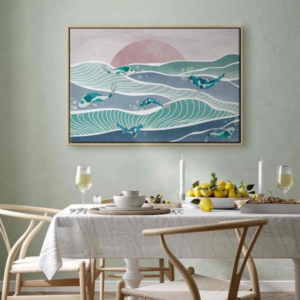 Tableau - Fish on the waves