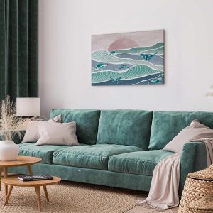 Tableau - Fish on the waves