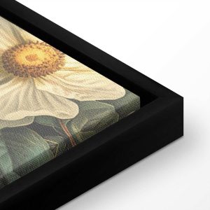 Tableau - Flowers, birds and butterflies – vintage-style illustration