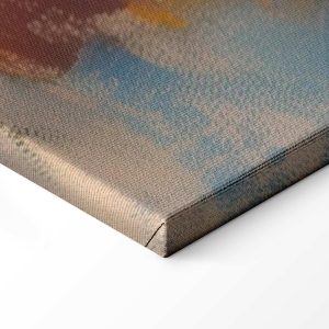 Tableau - Flowery bench - impressionist painting full of flowers