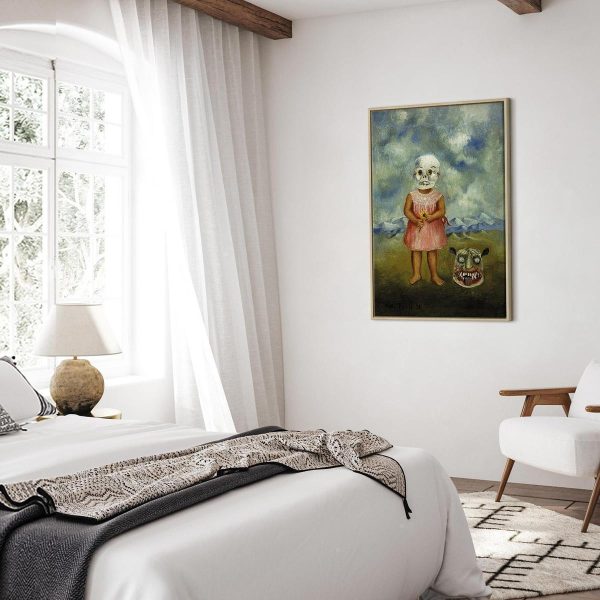 Tableau - Frida Kahlo – Girl with Death Mask (She Plays Alone)