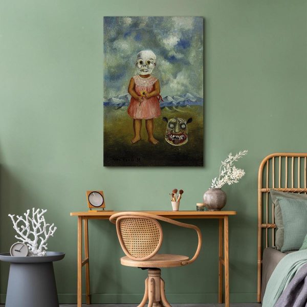 Tableau - Frida Kahlo – Girl with Death Mask (She Plays Alone)