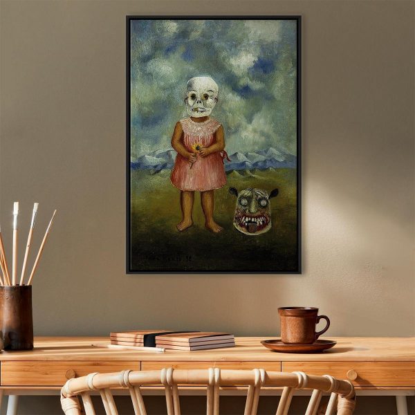Tableau - Frida Kahlo – Girl with Death Mask (She Plays Alone)