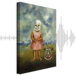 Tableau - Frida Kahlo – Girl with Death Mask (She Plays Alone)