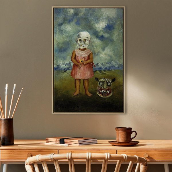 Tableau - Frida Kahlo – Girl with Death Mask (She Plays Alone)
