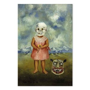 Tableau - Frida Kahlo – Girl with Death Mask (She Plays Alone)