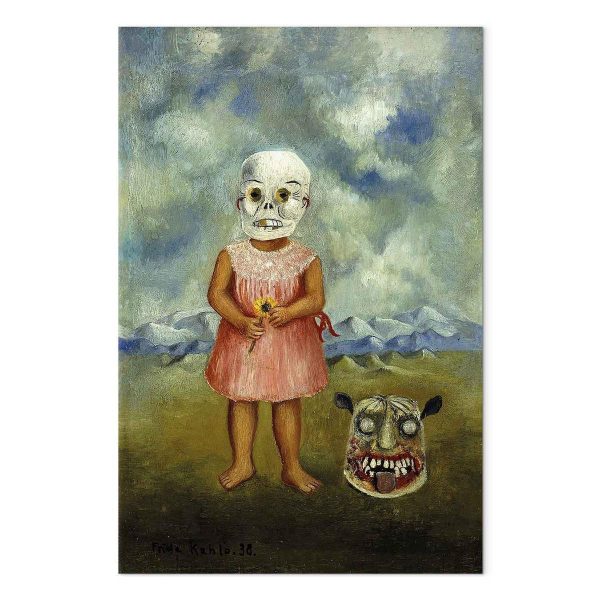 Tableau - Frida Kahlo – Girl with Death Mask (She Plays Alone)
