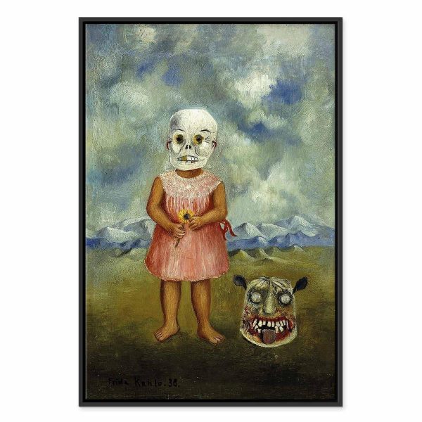 Tableau - Frida Kahlo – Girl with Death Mask (She Plays Alone)