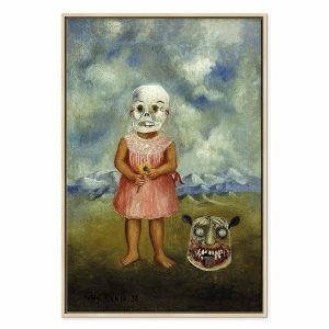 Tableau - Frida Kahlo – Girl with Death Mask (She Plays Alone)