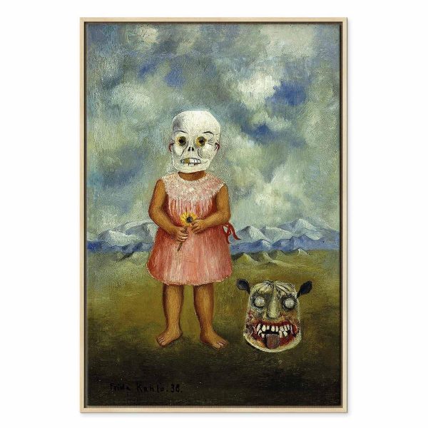Tableau - Frida Kahlo – Girl with Death Mask (She Plays Alone)