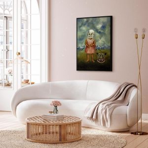 Tableau - Frida Kahlo – Girl with Death Mask (She Plays Alone)