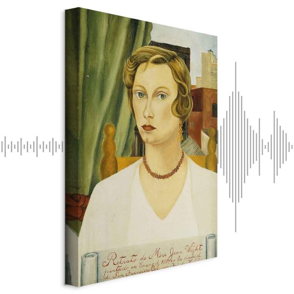 Tableau - Frida Kahlo – Portrait of Mrs Jean Wight Tableau - Frida Kahlo – Portrait of Mrs Jean Wight