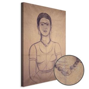 Tableau - Frida Kahlo – Self-Portrait, 1929 (charcoal drawing)