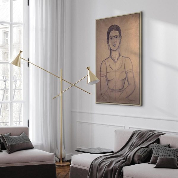 Tableau - Frida Kahlo – Self-Portrait, 1929 (charcoal drawing)