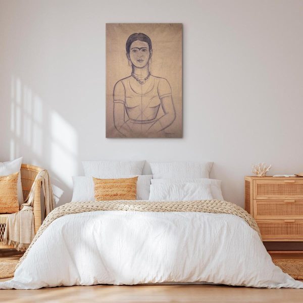 Tableau - Frida Kahlo – Self-Portrait, 1929 (charcoal drawing)