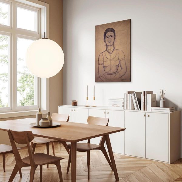 Tableau - Frida Kahlo – Self-Portrait, 1929 (charcoal drawing)