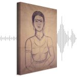 Tableau - Frida Kahlo – Self-Portrait, 1929 (charcoal drawing)