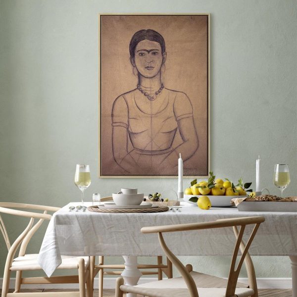 Tableau - Frida Kahlo – Self-Portrait, 1929 (charcoal drawing)