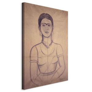 Tableau - Frida Kahlo – Self-Portrait, 1929 (charcoal drawing)
