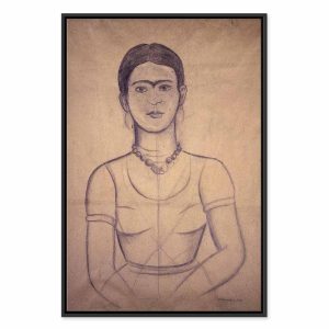 Tableau - Frida Kahlo – Self-Portrait, 1929 (charcoal drawing)