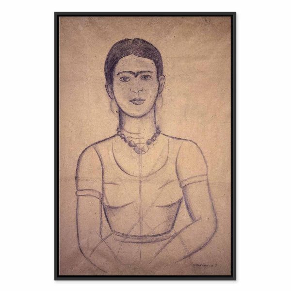 Tableau - Frida Kahlo – Self-Portrait, 1929 (charcoal drawing)