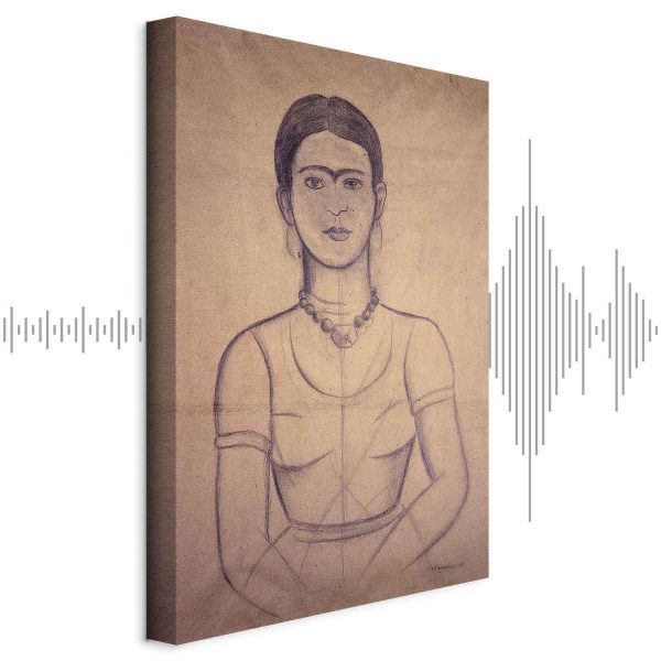 Tableau - Frida Kahlo – Self-Portrait, 1929 (charcoal drawing) Tableau - Frida Kahlo – Self-Portrait, 1929 (charcoal drawing)