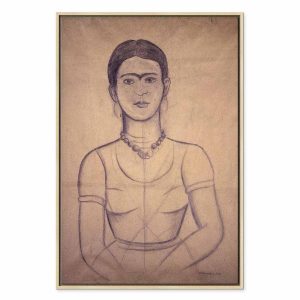Tableau - Frida Kahlo – Self-Portrait, 1929 (charcoal drawing)