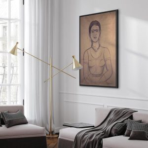 Tableau - Frida Kahlo – Self-Portrait, 1929 (charcoal drawing)