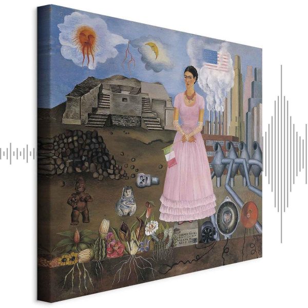 Tableau - Frida Kahlo – Self-Portrait on the Borderline Between Mexico and the United States