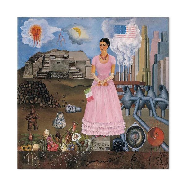 Tableau - Frida Kahlo – Self-Portrait on the Borderline Between Mexico and the United States