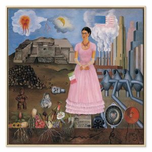 Tableau - Frida Kahlo – Self-Portrait on the Borderline Between Mexico and the United States