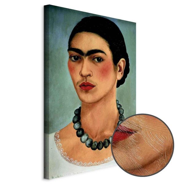 Tableau - Frida Kahlo – Self-Portrait with Beaded Necklace