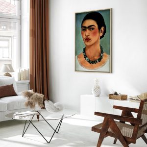 Tableau - Frida Kahlo – Self-Portrait with Beaded Necklace